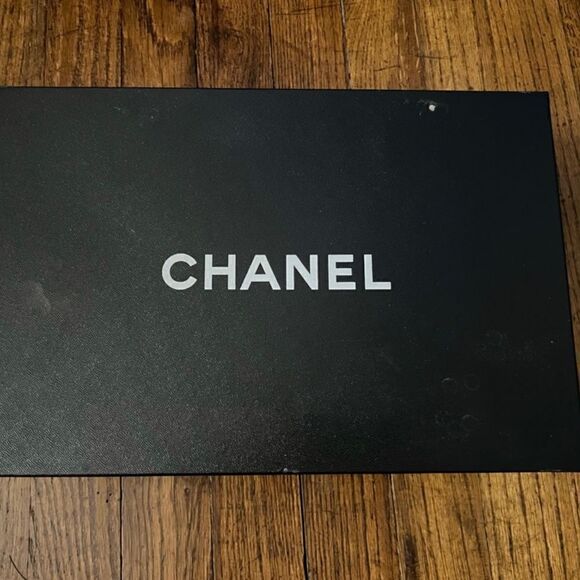 CHANEL CC Logo Tropiconic Black Tweed Slides - Size 39 FITS US 8-8.5 - Picture 10 of 10